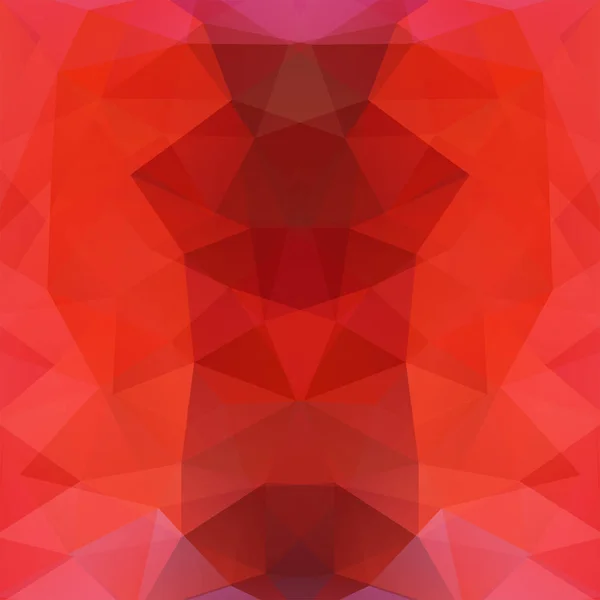赤三角形で構成される抽象的な背景。ビジネスプレゼンテーションやWebテンプレートバナーチラシの幾何学的なデザイン。ベクターイラスト — ストックベクタ