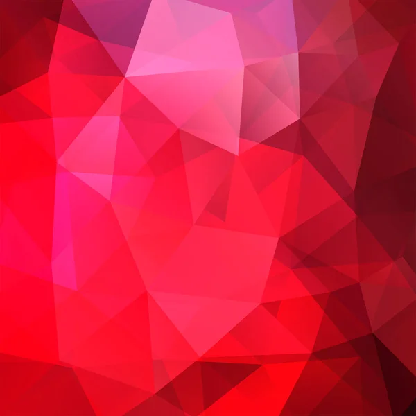 Fondo hecho de triángulos rojos. Composición cuadrada con formas geométricas. Eps 10 — Archivo Imágenes Vectoriales