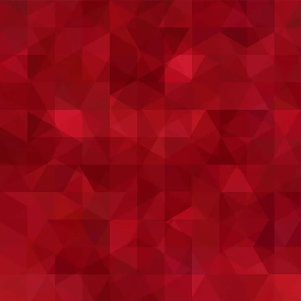 Fond fait de triangles rouges. Composition carrée aux formes géométriques. Eps 10 — Image vectorielle