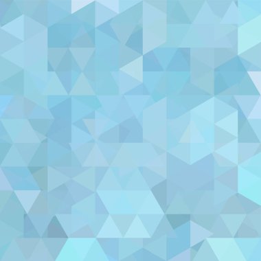 Üçgenler ile soyut vektör arka plan. Mavi geometrik vektör çizim. Yaratıcı tasarım şablonu.