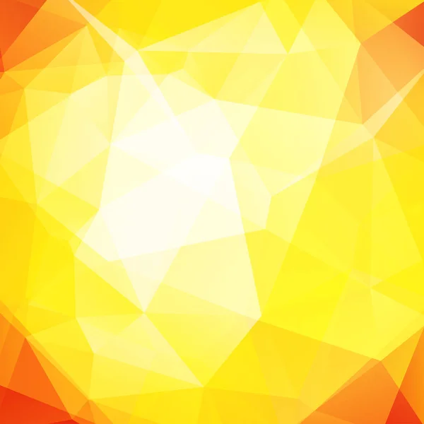 Fondo poligonal vector amarillo. Se puede utilizar en el diseño de portada, diseño de libros, fondo del sitio web. Ilustración vectorial — Vector de stock