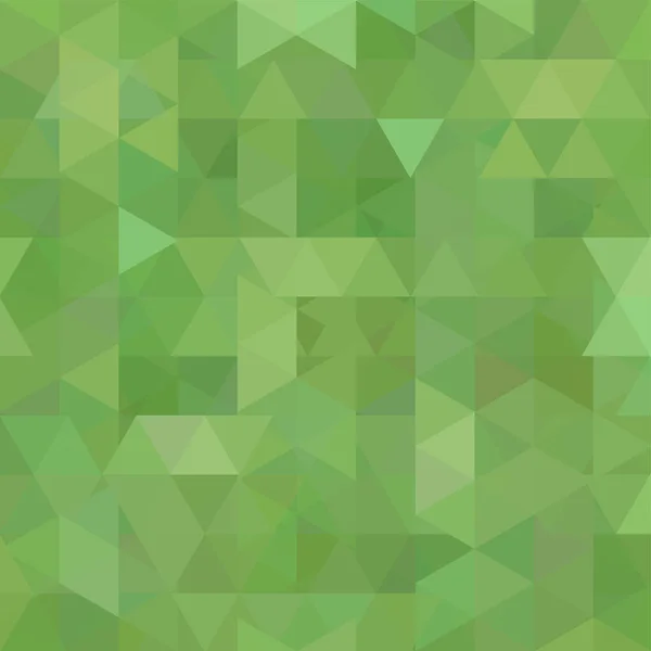 Abstraktní vektorové pozadí s trojúhelníky. Zelené geometrické vektorové ilustrace. Kreativní design šablona. — Stockový vektor