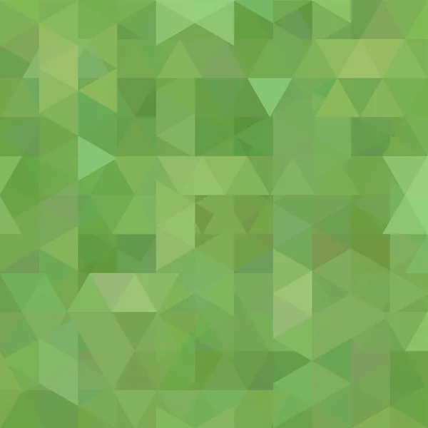 Abstract vector background with triangles. Green geometric vector illustration. Creative design template. — Stock Vector