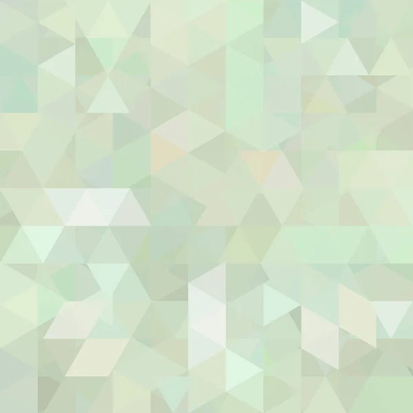 Fondo de vector triangular. Se puede utilizar en el diseño de portada, diseño de libros, fondo del sitio web. Ilustración vectorial. Verde pastel, colores grises . — Vector de stock