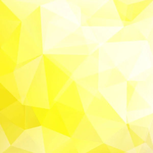 Abstrakter Hintergrund bestehend aus gelben, weißen Dreiecken. Geometrisches Design für Unternehmenspräsentationen oder Webvorlagen-Banner-Flyer. Vektorillustration — Stockvektor