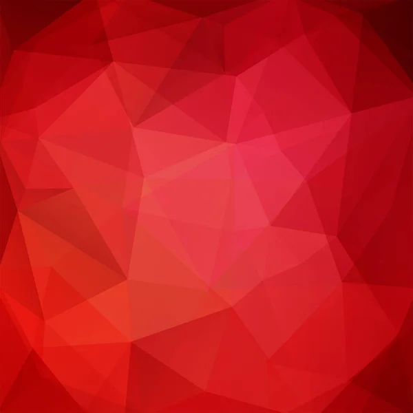 赤の多角形のベクトルの背景。カバー デザイン、ブック デザイン、web サイトの背景に使用できます。ベクトル図 — ストックベクタ