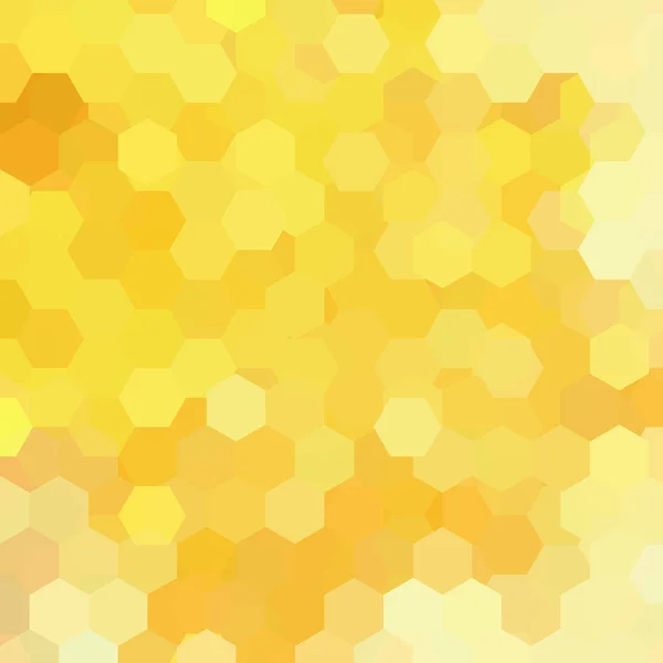 Hintergrund geometrischer Formen. Gelbes Mosaikmuster. Vektor EPS 10. Vektorillustration — Stockvektor