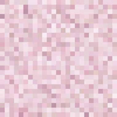 Pastel pembe, beyaz kareler, vektör çizim ile sorunsuz arka plan