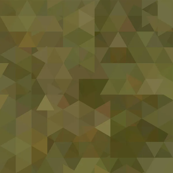 Abstrakter Hintergrund bestehend aus grünen, braunen Dreiecken. geometrisches Design für Unternehmenspräsentationen oder Webvorlagen-Banner-Flyer. Vektorillustration — Stockvektor