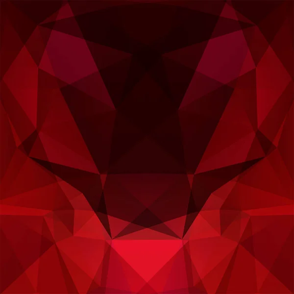 Podłoże wykonane z ciemno czerwone trójkąty. Kwadratowych kompozycji z figur geometrycznych. EPS 10 — Wektor stockowy