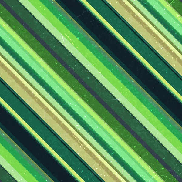 Nahtloser Abstrakter Hintergrund Mit Grünen Streifen Vektorillustration — Stockvektor