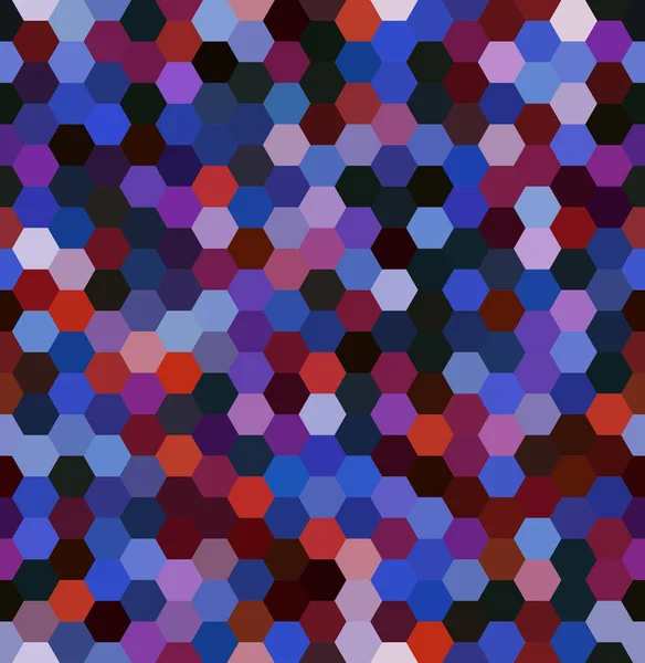 抽象的无缝背景 由蓝色 紫色六边形组成 商业演示文稿或 Web 模板横幅传单的几何设计 矢量插图 — 图库矢量图片