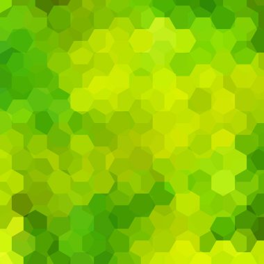 Geometrik şekillerin arka planı. Yeşil mozaik desen. Vektör EPS 10. Vektör illüstrasyonu