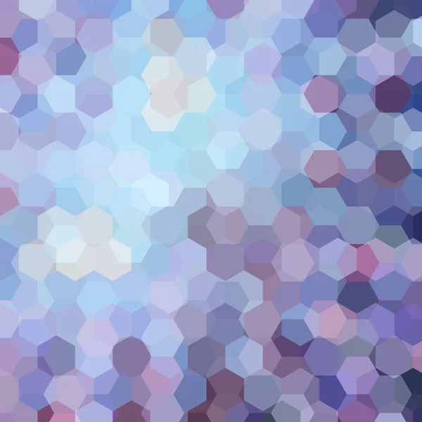 Geometrický vzor, vektorové pozadí s šestiúhelníky v modré, fialové, fialové tóny. Vzor obrázku — Stockový vektor
