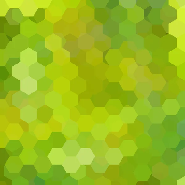 Fondo vectorial con hexágonos verdes. Se puede utilizar en el diseño de portada, diseño de libros, fondo del sitio web. Ilustración vectorial — Vector de stock