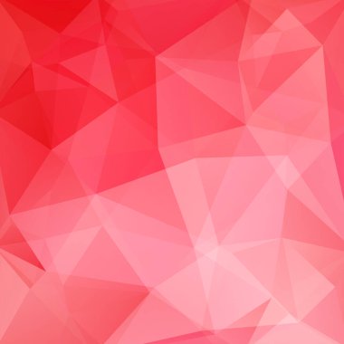Poligonal vektör arka plan. Kullanılabilir kapak tasarımı, kitap tasarımı, Web sitesi arka plan. Vektör çizim. Kırmızı, pembe renkler.