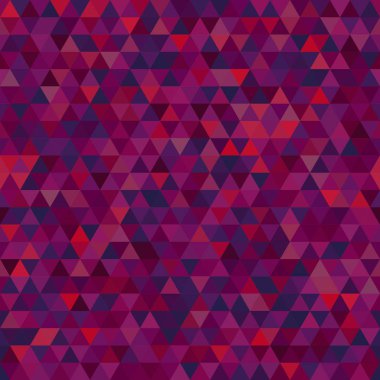 Mor üçgenlerden oluşan soyut bir arka plan. İş sunumları veya web şablonu afişi için geometrik tasarım. Görüntü düzeni.