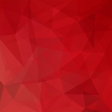 Soyut poligonal vektör arka plan. Kırmızı geometrik vektör çizim. Yaratıcı tasarım şablonu.