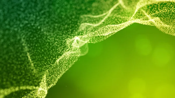 Запалює Зелений Фон Абстрактні Літні Творчі Шпалери — стокове фото