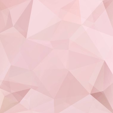 Geometrik şekillerin arka planı. Pastel pembe mozaik desen. Vektör EPS 10. Vektör illüstrasyonu