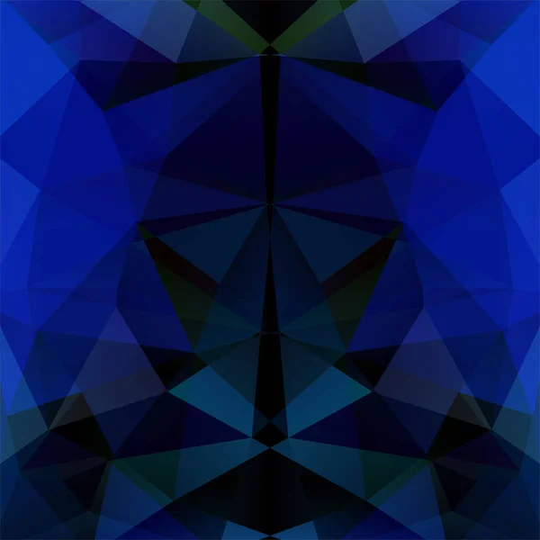 ダークブルーの三角形からなる抽象的な背景 ビジネスプレゼンテーションやWebテンプレートバナーチラシの幾何学的なデザイン ベクターイラスト — ストックベクタ