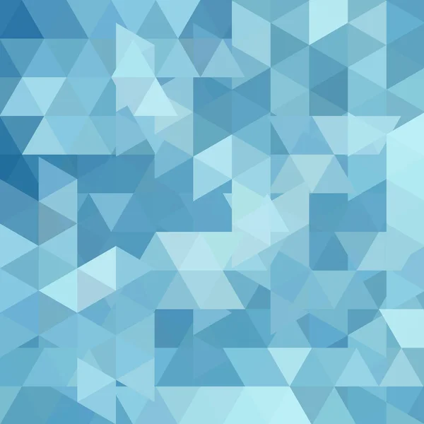 Pozadí Modrých Geometrických Tvarů Abstraktní Trojúhelníkové Geometrické Pozadí Vzor Mozaiky — Stockový vektor