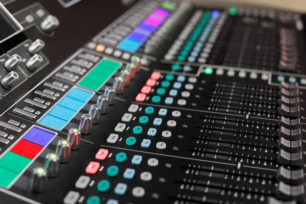 Console de mixage audio — Photo