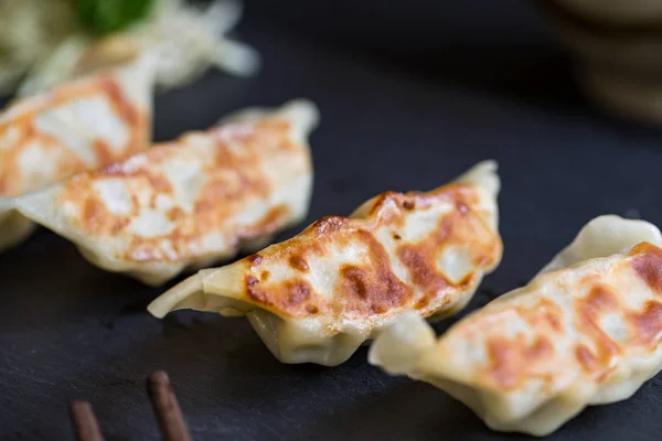 Gyoza ou Jiaozi — Fotografia de Stock