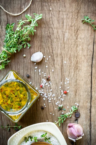 Vinaigrette al limone con timo — Foto Stock