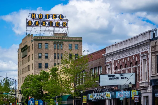 Bozeman, Montana 'da tarihi bir eski batı hanı.