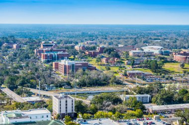 City view from inside the old capital of Tallahassee, Florida