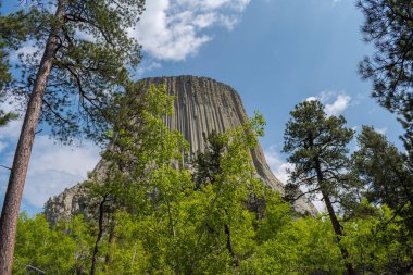 Wyoming 'deki adı çıkmış Şeytani Kule Ulusal Anıtı.