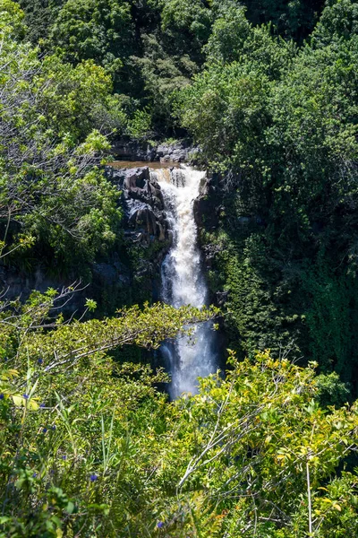 The famous Makahiku Falls in Maui, Hawaii — 스톡 사진