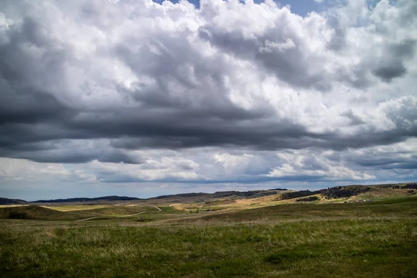 An overlooking landscape view of Custer State Park, South Dakota — ストック写真