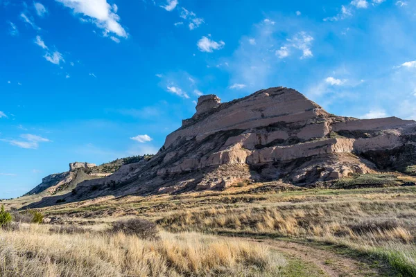 Scenic View Naturally Formed Rugged Terrain Rocks While Taking Its — Stock Photo, Image