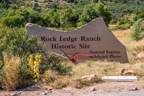 Colorado Springs Usa Settembre 2019 Rock Ledge Ranch Historic Site — Foto Stock