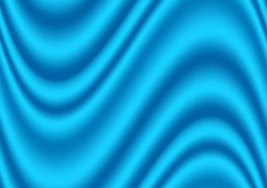 Saten mavi doku vektör çizim. Mavi tekstil vektör arka plan.