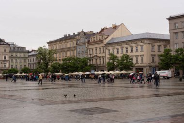 Krakow, Küçük Polonya, Polonya 30 / 05 / 2019 K Şehri Merkezi