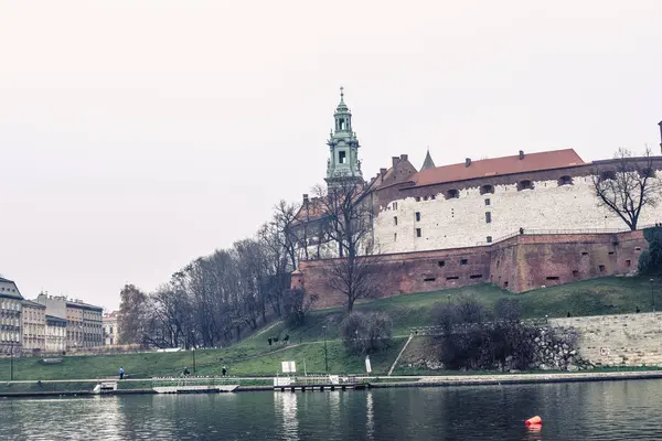 Стіна прямокутників. Building.Kraków — стокове фото