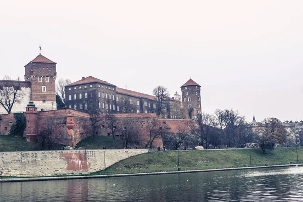 Стіна прямокутників. Building.Kraków — стокове фото