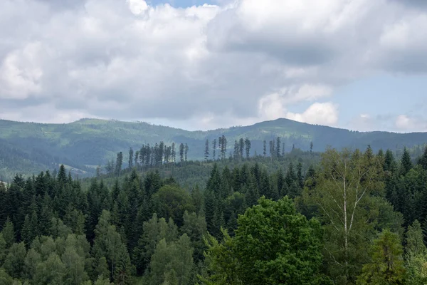 Paisagem montanhosa na primavera . — Fotografia de Stock