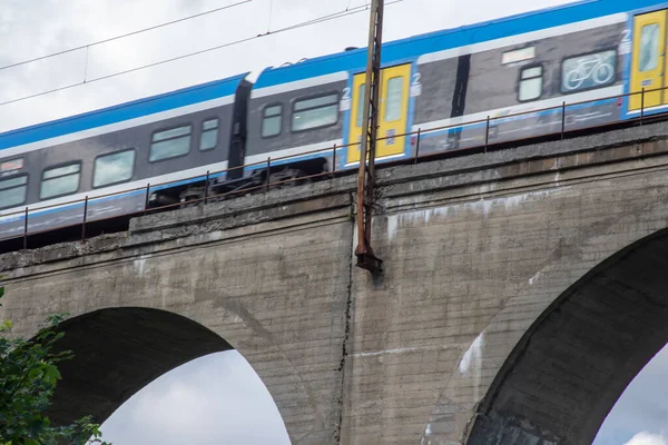 Viaduto Ferroviário, Wisélia Gélix bce. Paisagem — Fotografia de Stock