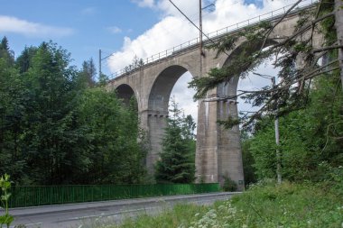 Demiryolu viyadük, Wisła Głbce. Peyzaj