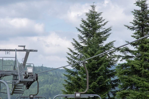 Wisla, Polen, 28. Juni 2019: die adam malysz schanze in. — Stockfoto