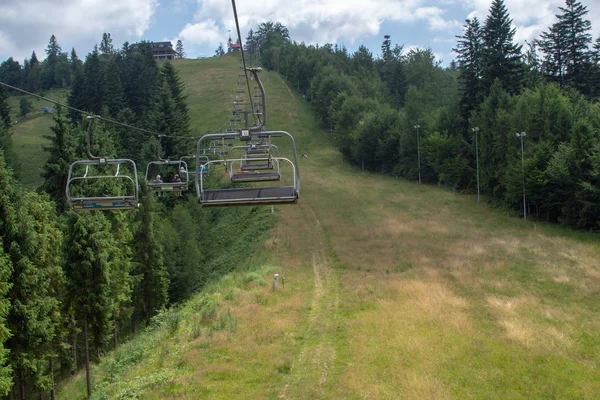 Wisla, Polonia, 28 de junio de 2019: El salto de esquí Adam Malysz . —  Fotos de Stock