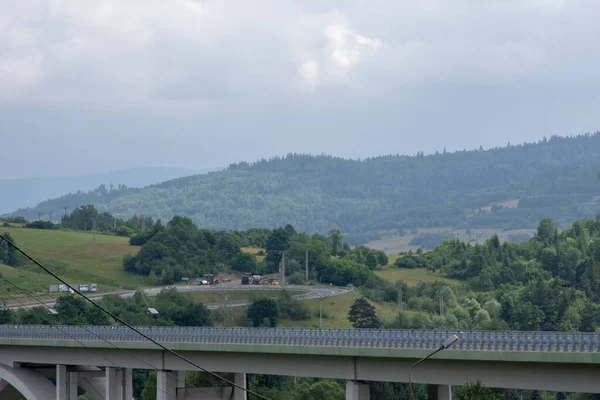 Milowka. Silezya Beskid Dağları manzarası — Stok fotoğraf