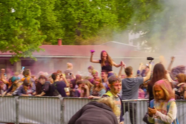 Zabrze, Polen 19 maj 2019 Zabrze färgfestival — Stockfoto