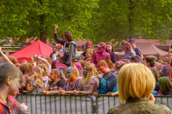 Zabrze, Polen 19 maj 2019 Zabrze färgfestival — Stockfoto