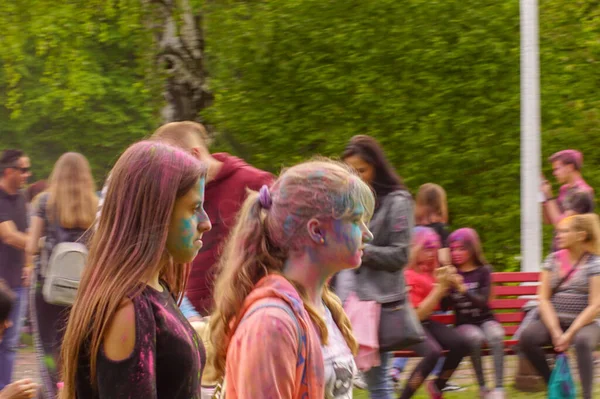 Zabrze, Polonya 19 Mayıs 2019 Zabrze renk festivali — Stok fotoğraf