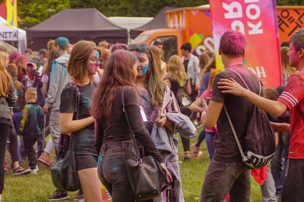 Zabrze, Polonya 19 Mayıs 2019 Zabrze renk festivali — Stok fotoğraf